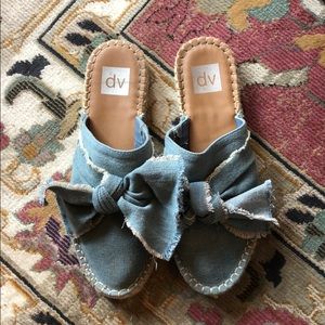 Dolce Vita Espadrilles with Jean front and bow